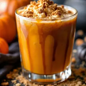 creamy pumpkin spice witches brew punch - featured image