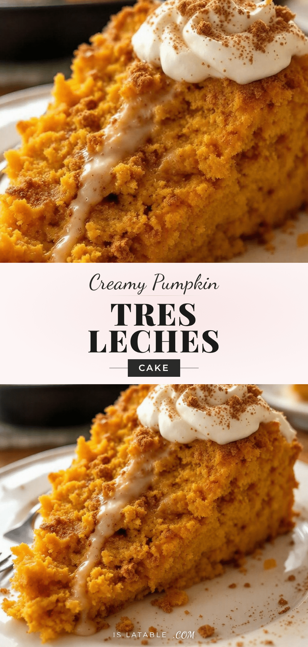Creamy Pumpkin Tres Leches Cake recipe