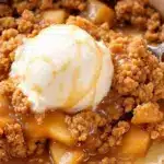 Creamy Salted Caramel Apple Crisp - featured image