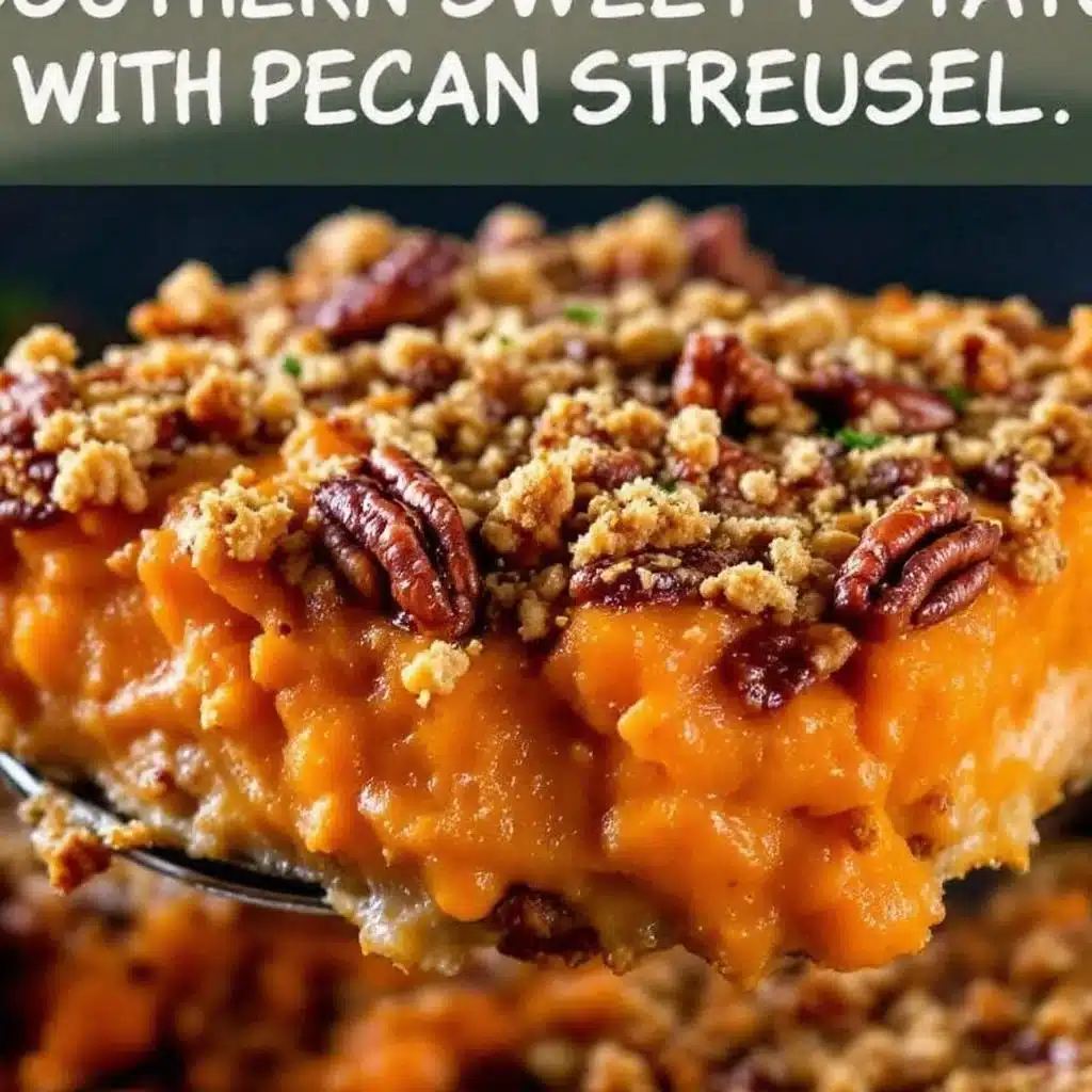 creamy southern sweet potato casserole - featured image