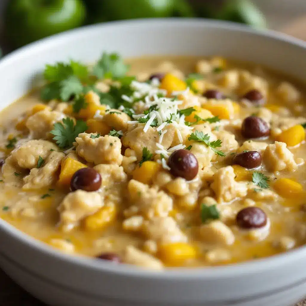 creamy white chicken chili preparation steps