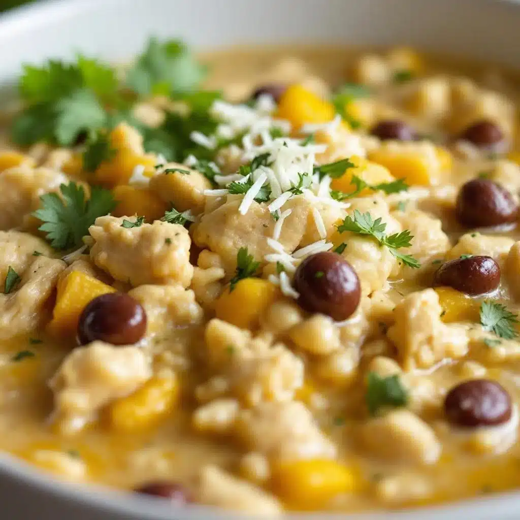 creamy white chicken chili - featured image