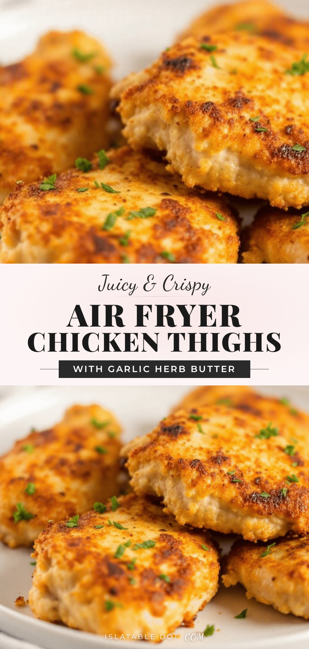 Crispy Air Fryer Chicken Thighs recipe
