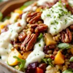 crispy autumn harvest salad - featured image