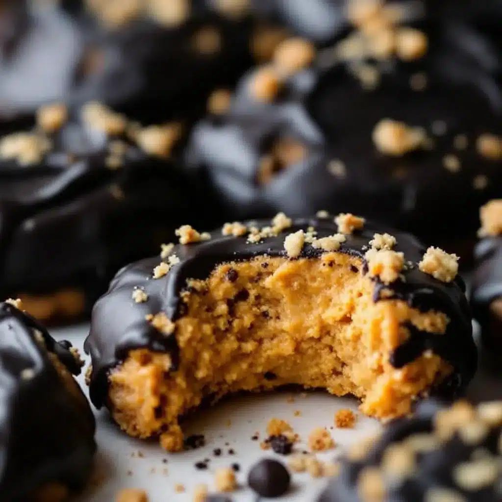 Crispy Black Spider Peanut Butter Cookies - featured image