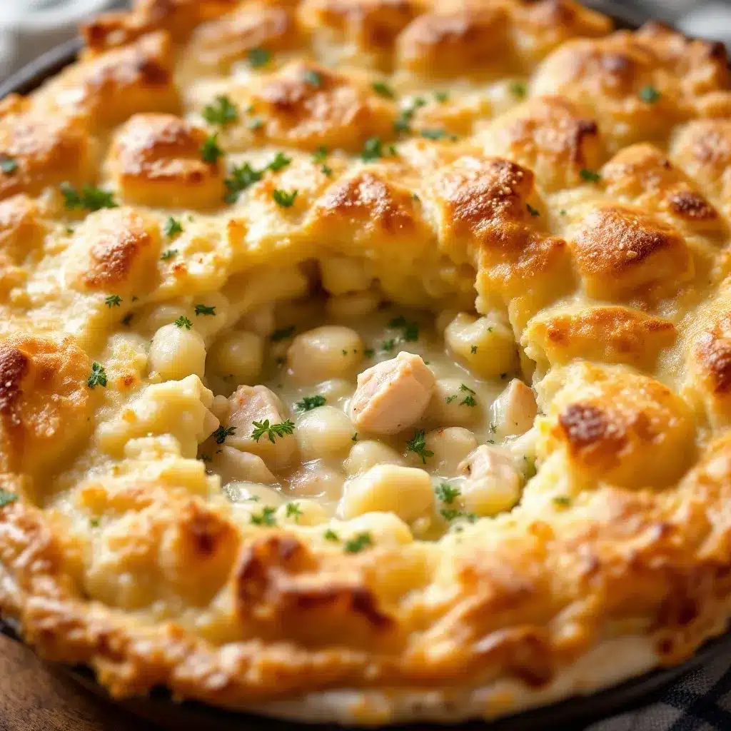 crispy flaky chicken pot pie preparation steps