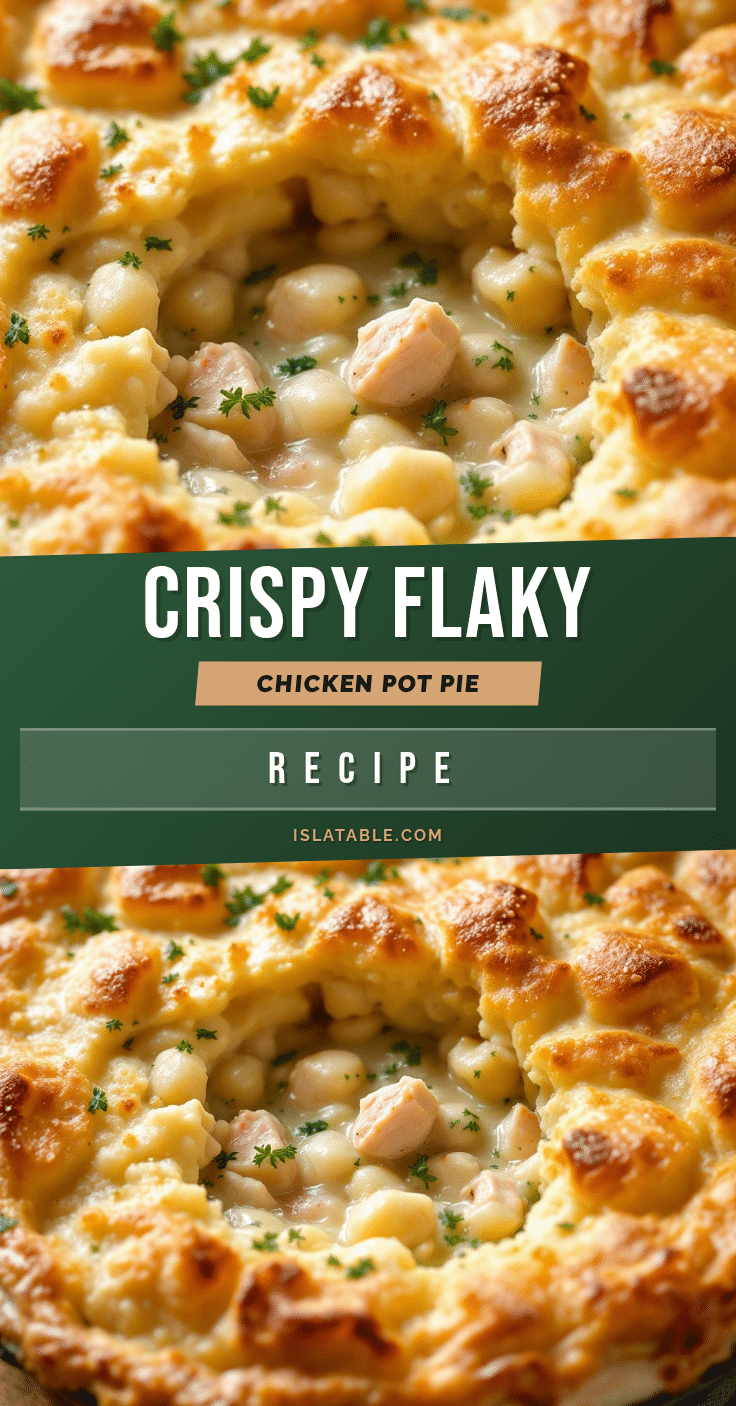 crispy flaky chicken pot pie recipe