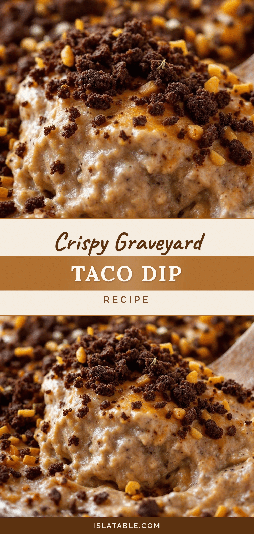 Crispy Graveyard Taco Dip recipe