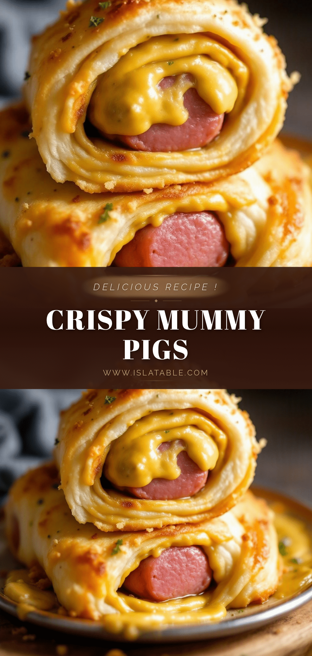 Crispy Mummy Pigs in a Blanket recipe