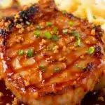 crispy pork chops with apple cider glaze - featured image