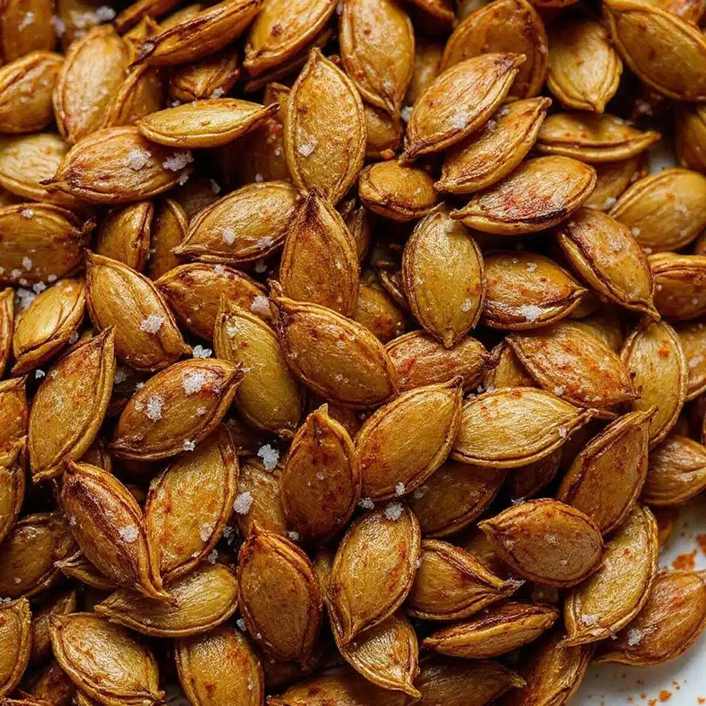 crispy roasted pumpkin seeds - featured image
