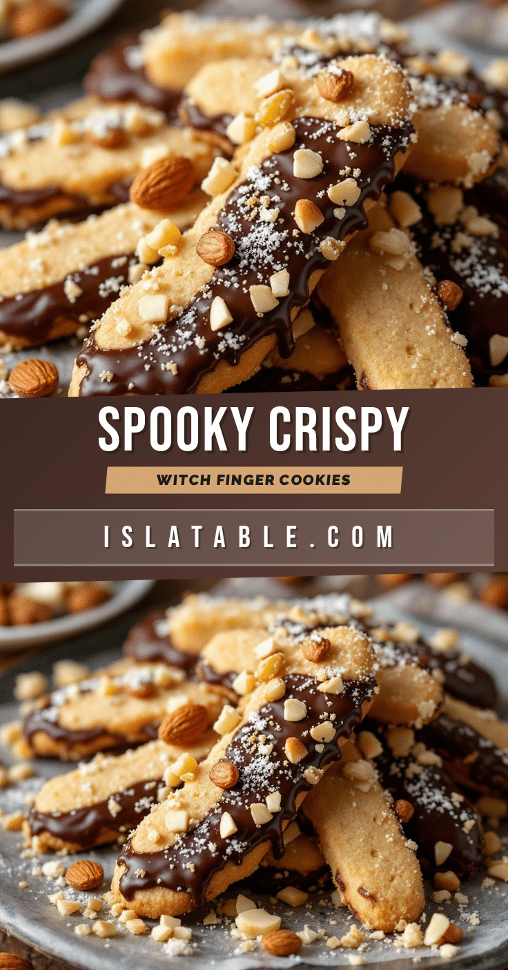 Crispy Witch Finger Cookies recipe