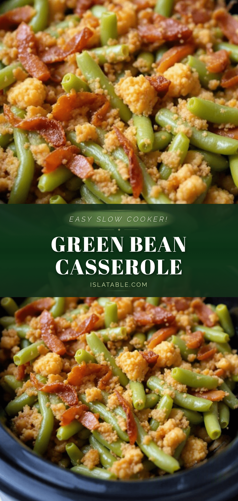 crockpot green bean casserole recipe