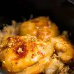 crockpot honey garlic chicken thighs - featured image