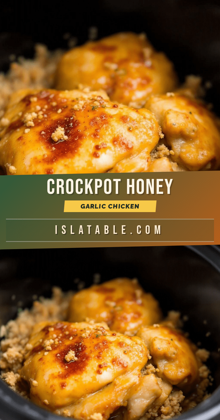 crockpot honey garlic chicken thighs recipe