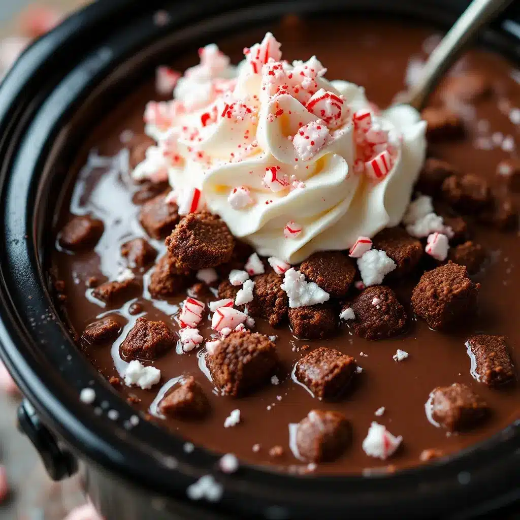 crockpot hot chocolate preparation steps