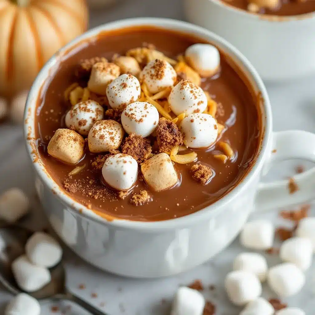 crockpot pumpkin hot chocolate preparation steps