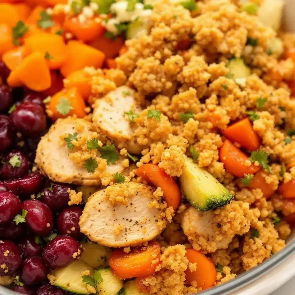 Easy 5-Ingredient Fall Chicken Bowls preparation steps