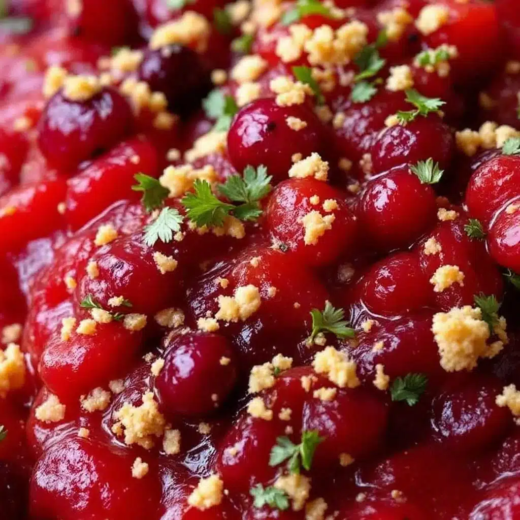 easy cranberry orange relish - featured image