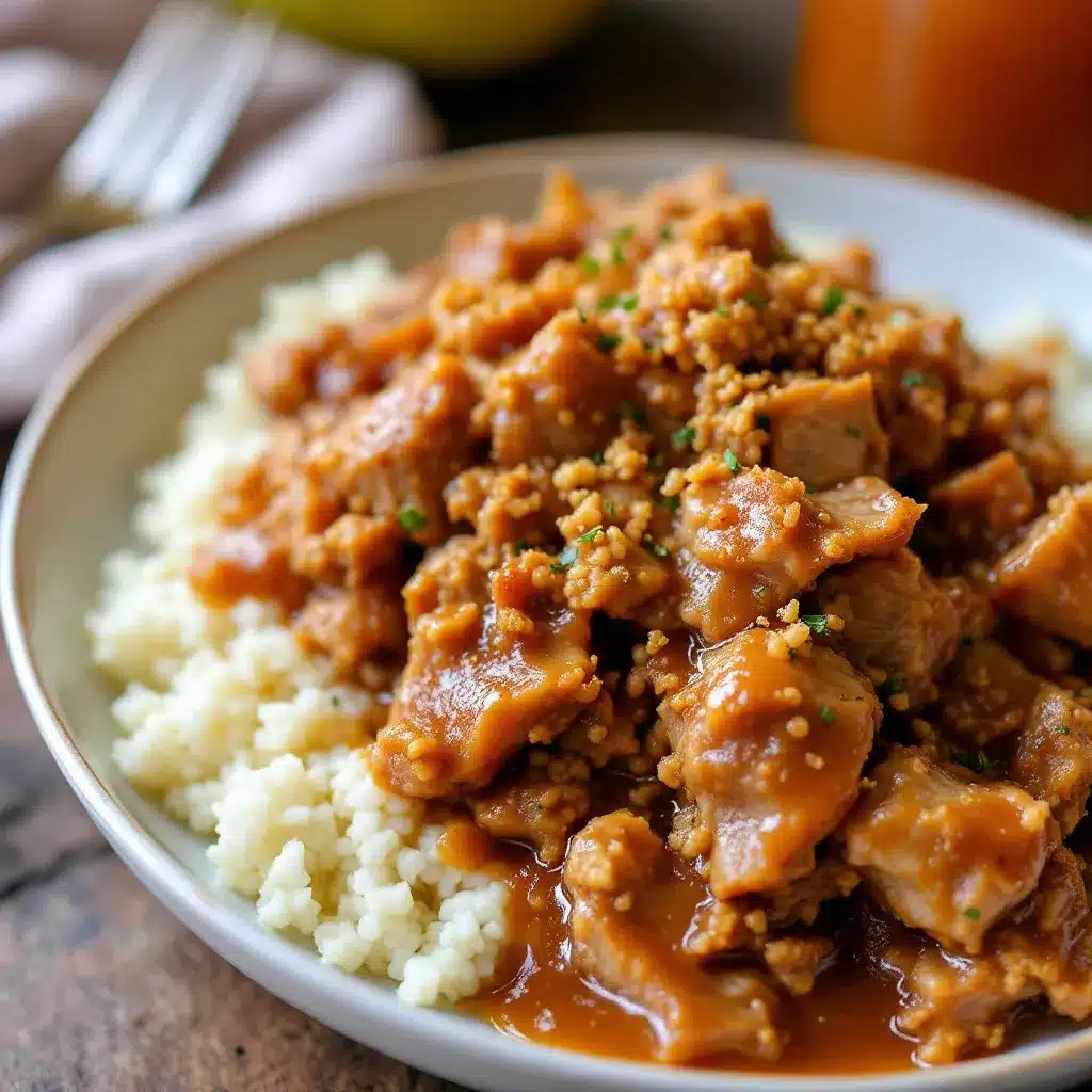 Easy Crockpot Apple Cider Pulled Pork preparation steps