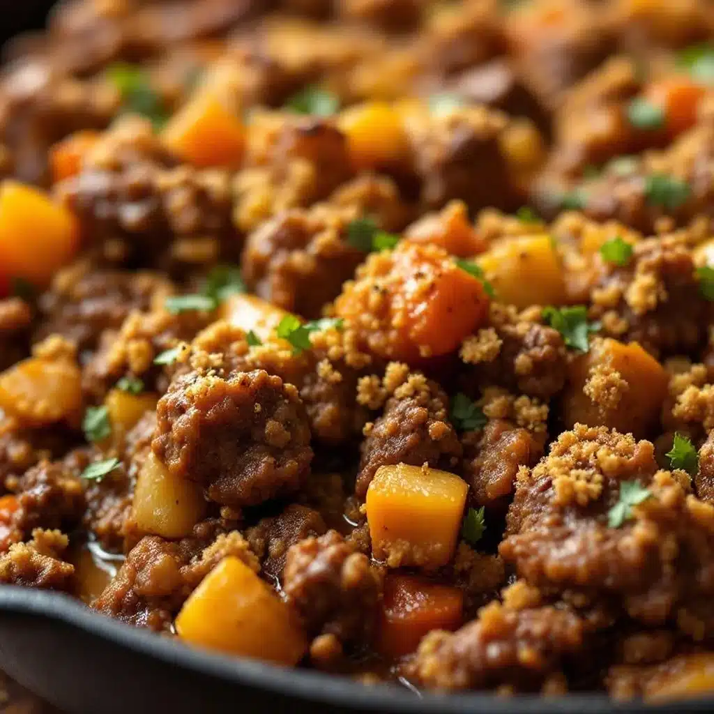 easy ground beef skillet - featured image