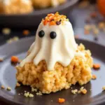 Easy Halloween Ghost Rice Krispie Treats - featured image