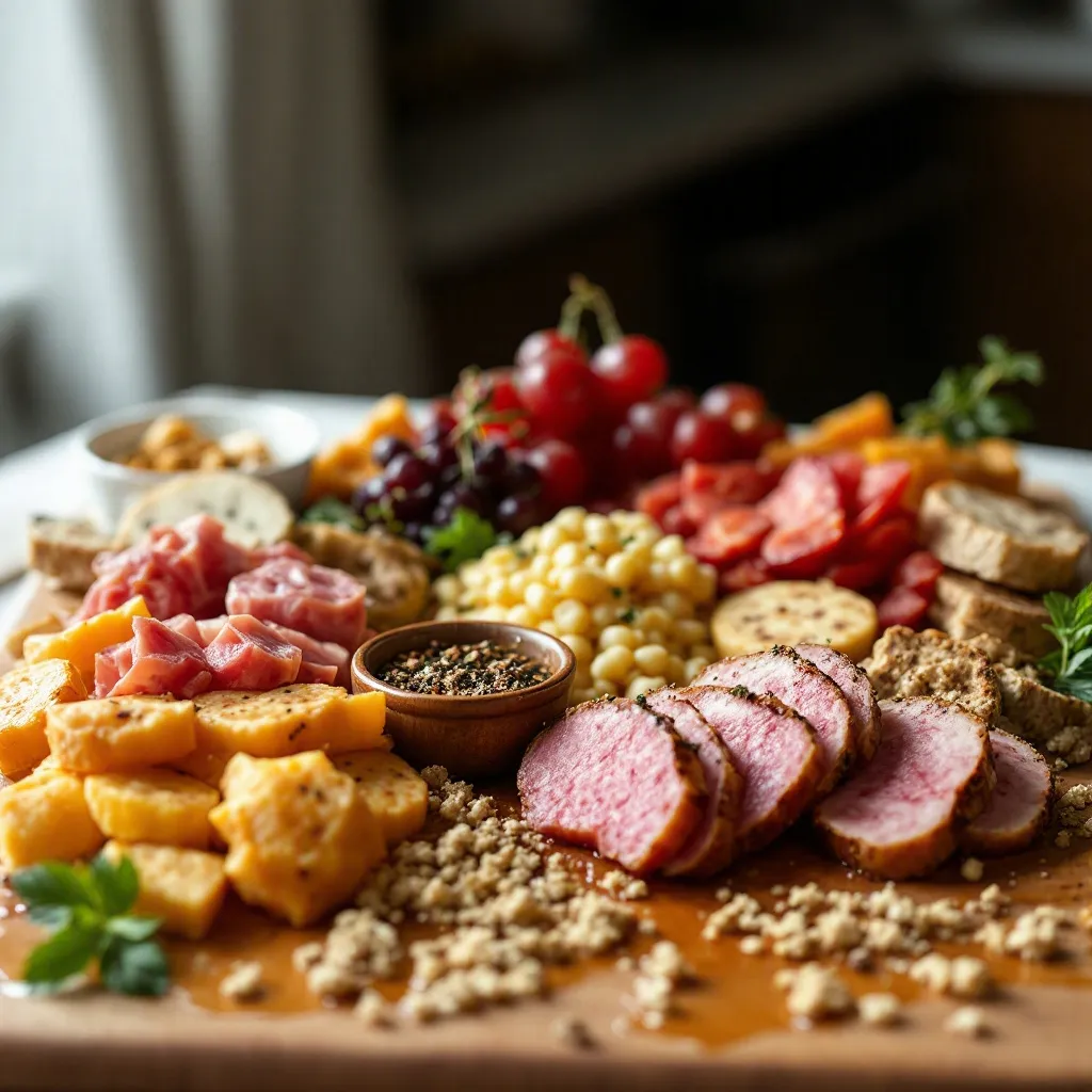 easy weeknight charcuterie board for two preparation steps