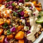 fall harvest grain bowl - featured image