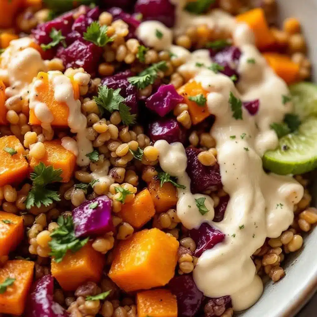 fall harvest grain bowl - featured image