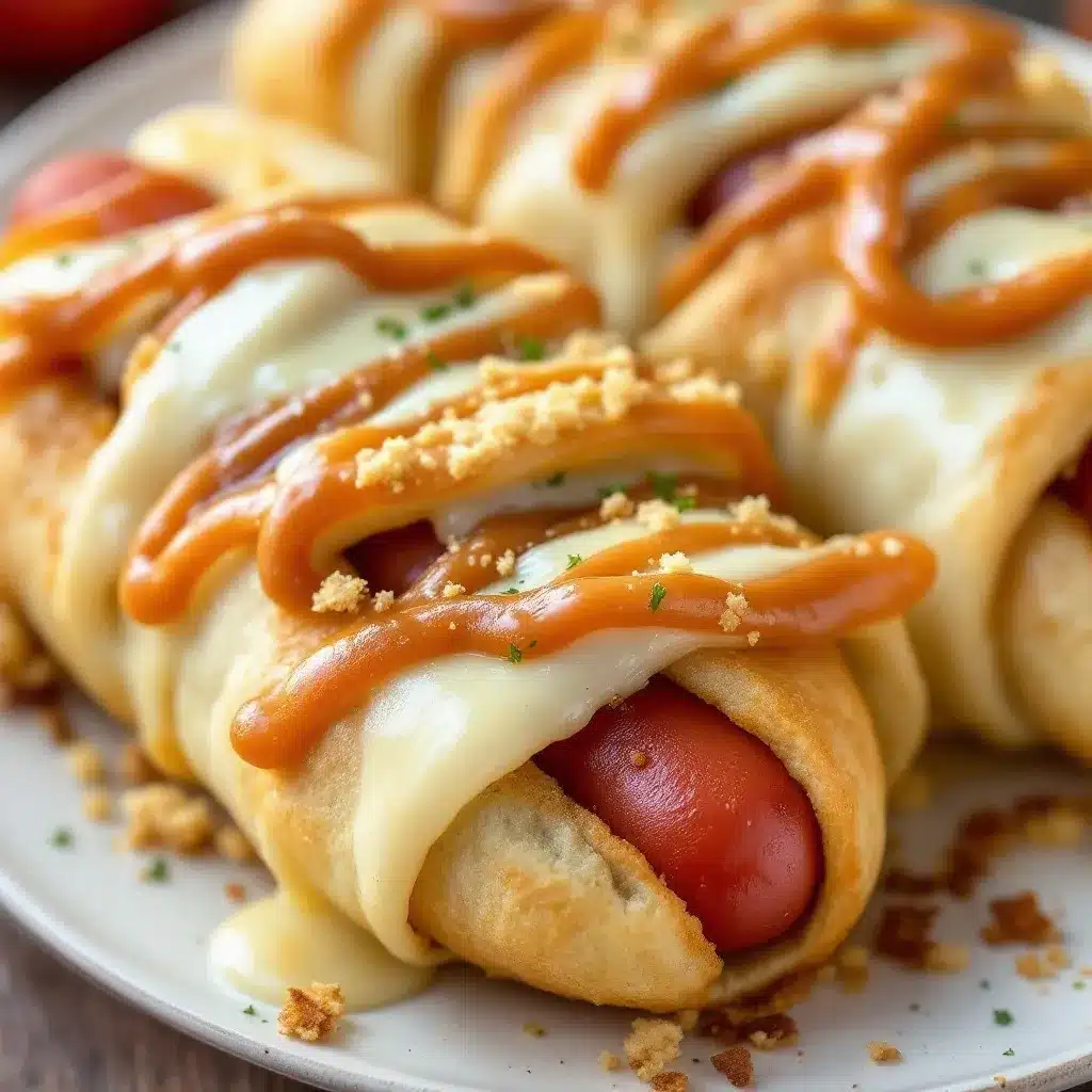 fun mummy hot dogs preparation steps