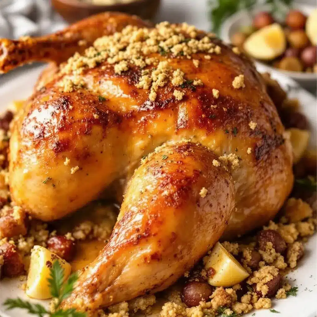 garlic herb butter roasted turkey preparation steps