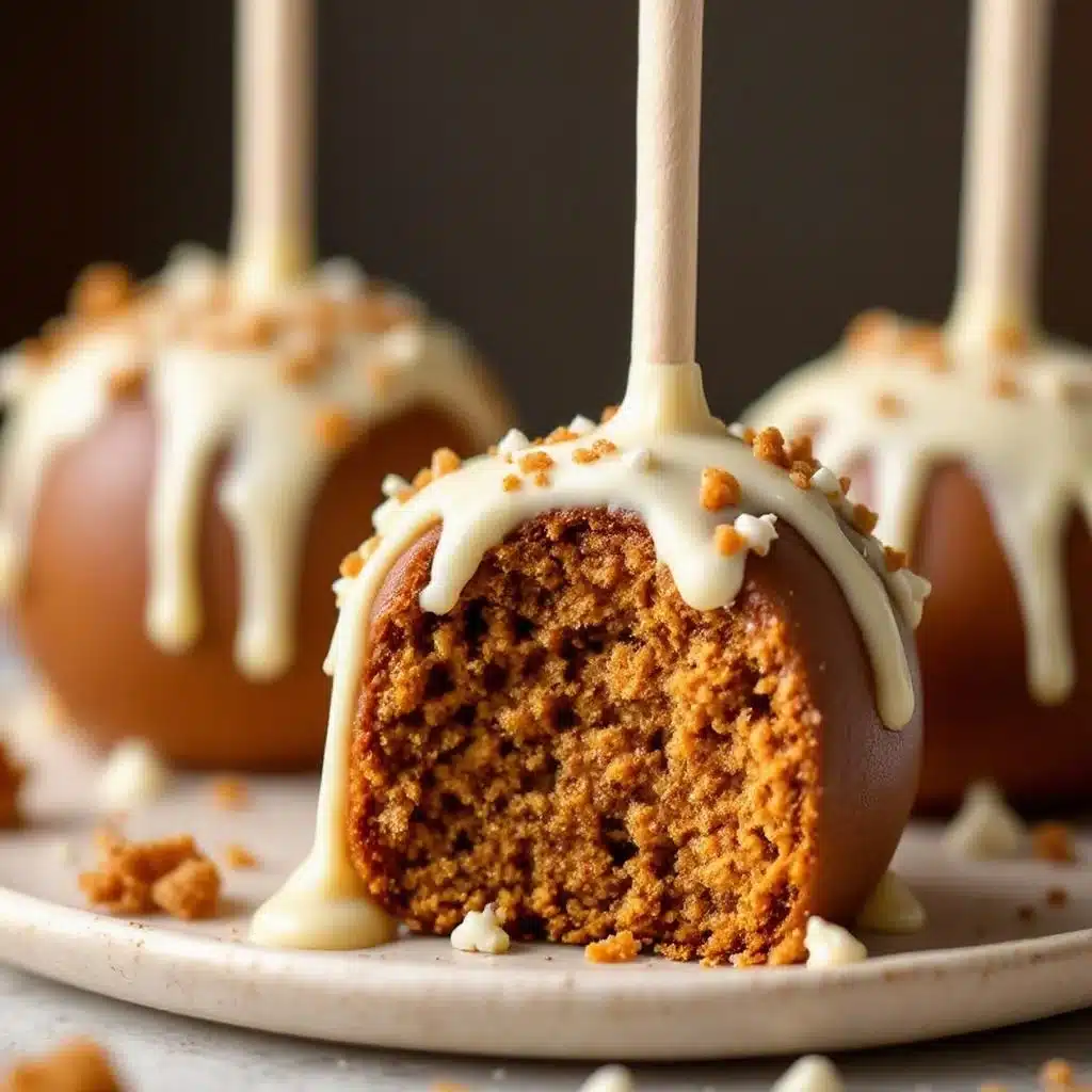 gingerbread cake pops - featured image