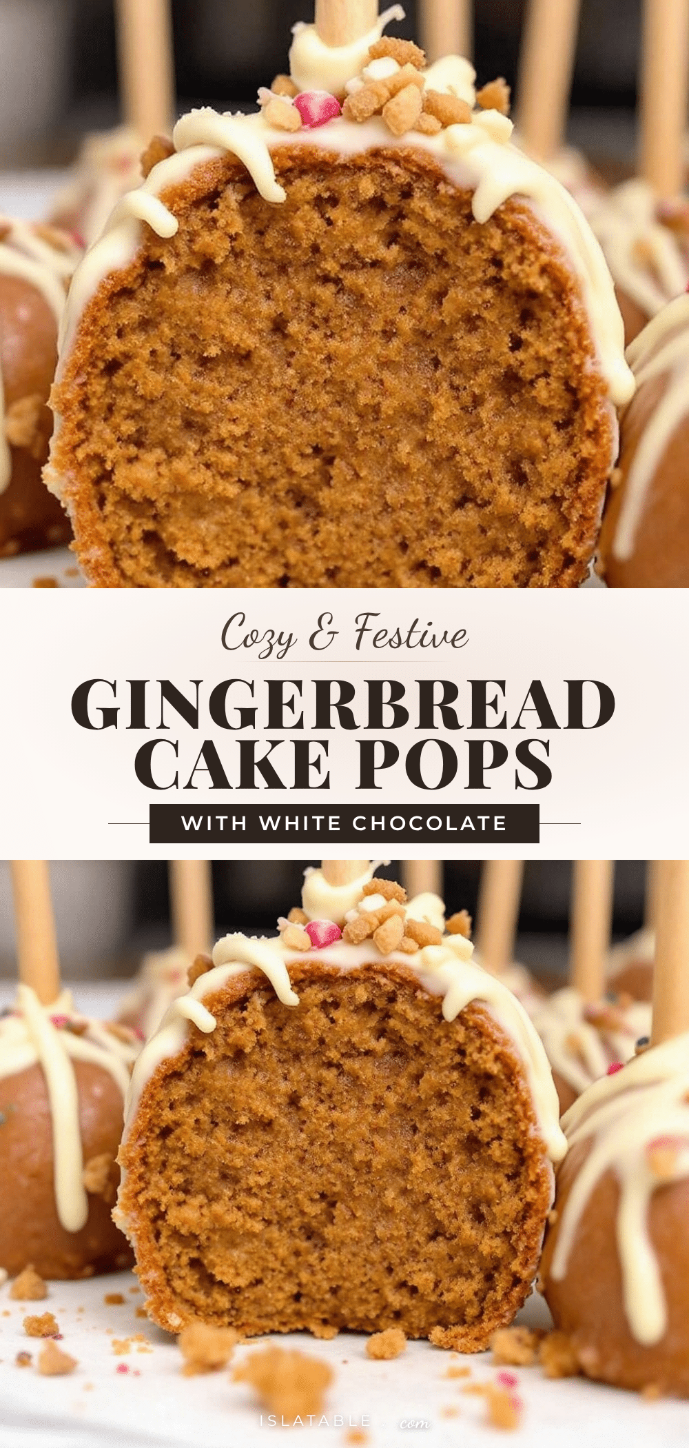gingerbread cake pops recipe