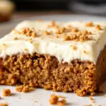 gingerbread cheesecake bars - featured image