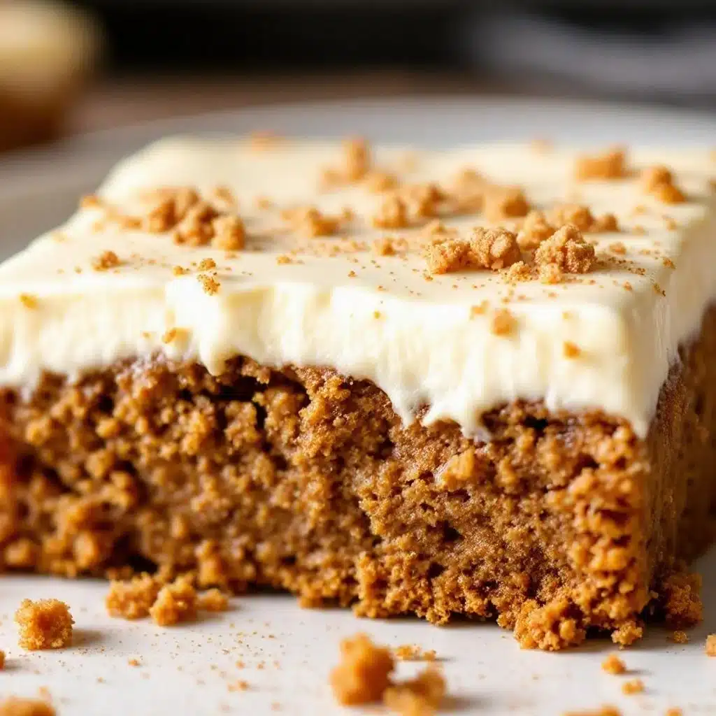 gingerbread cheesecake bars - featured image