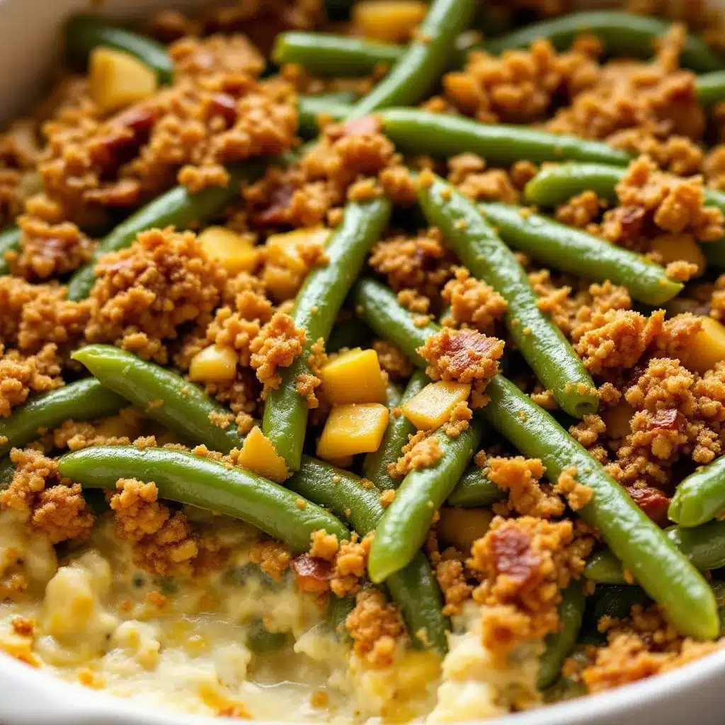 green bean casserole preparation steps