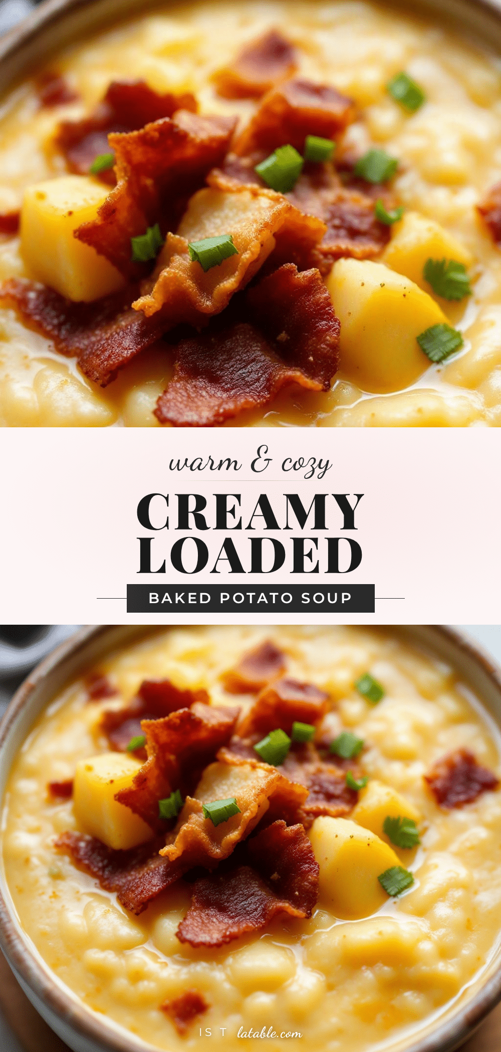 loaded baked potato soup recipe