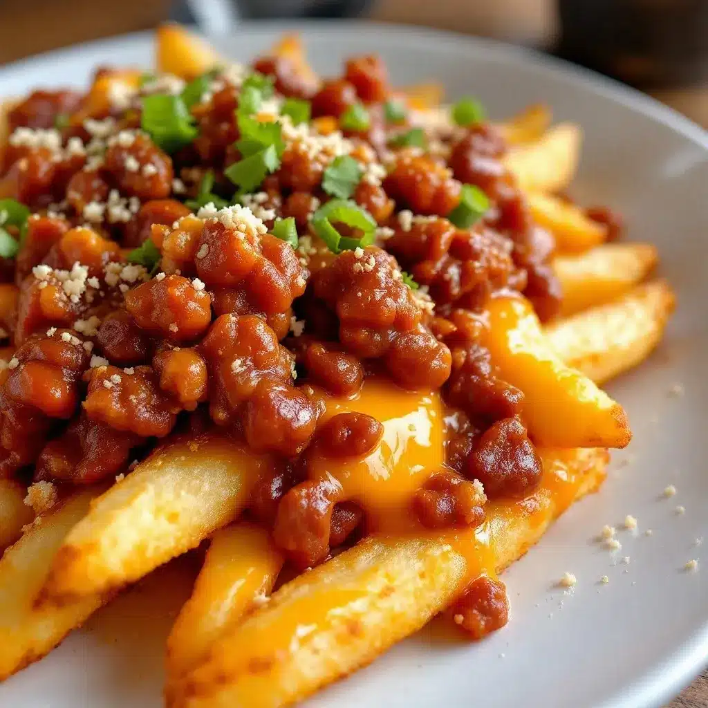 loaded chili cheese fries preparation steps