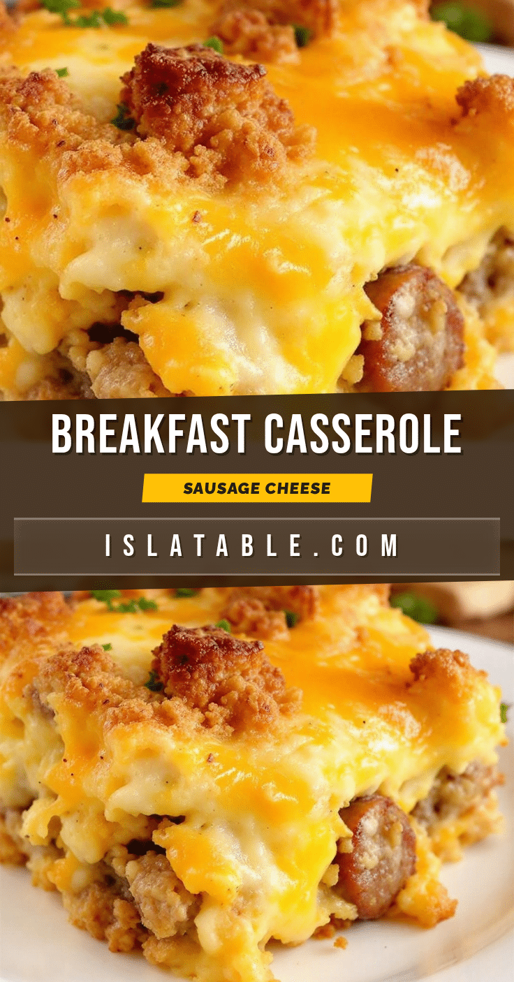 make-ahead sausage cheese breakfast casserole recipe