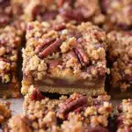maple bourbon pecan pie bars - featured image