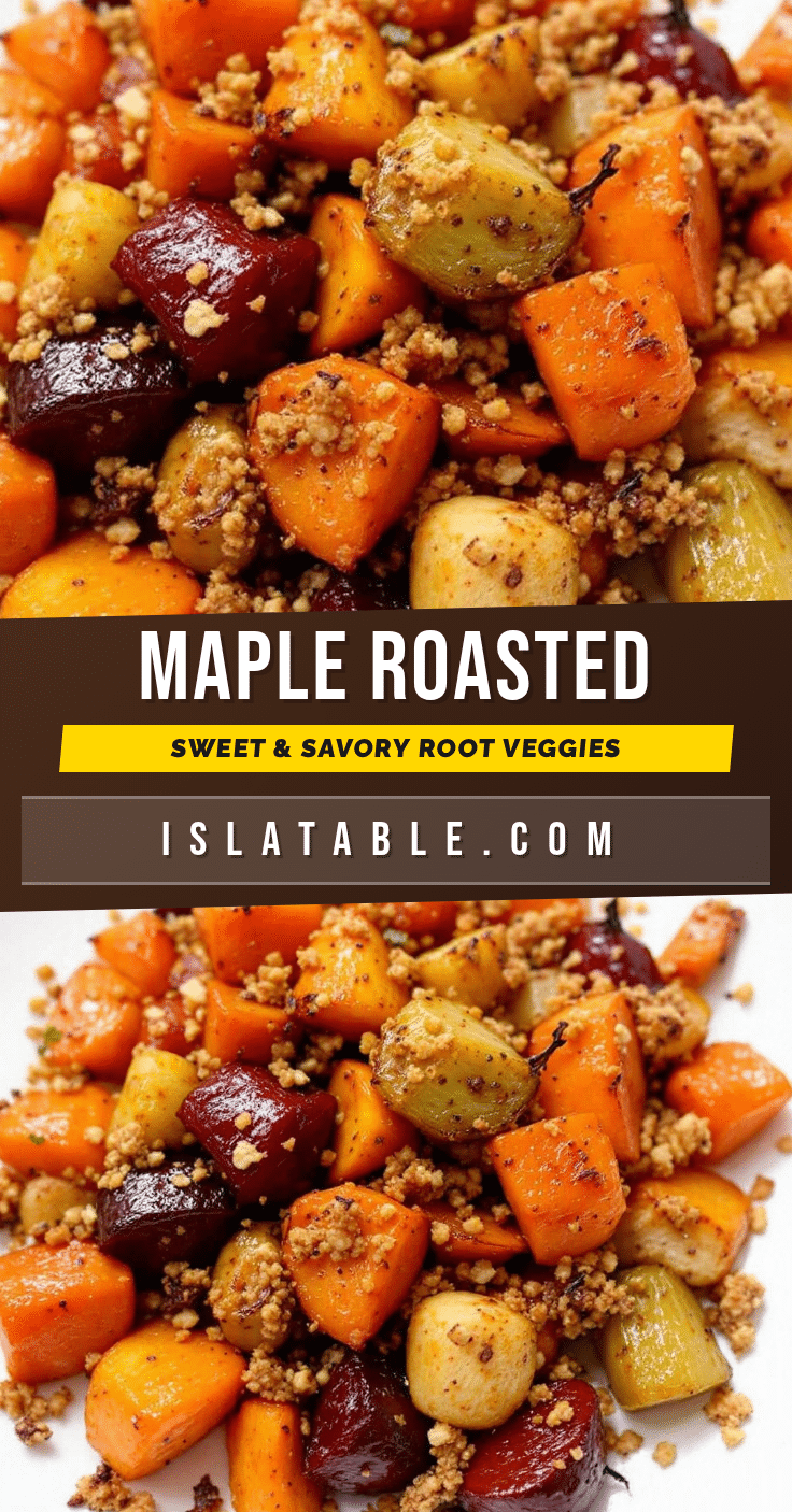 maple glazed roasted root vegetables recipe