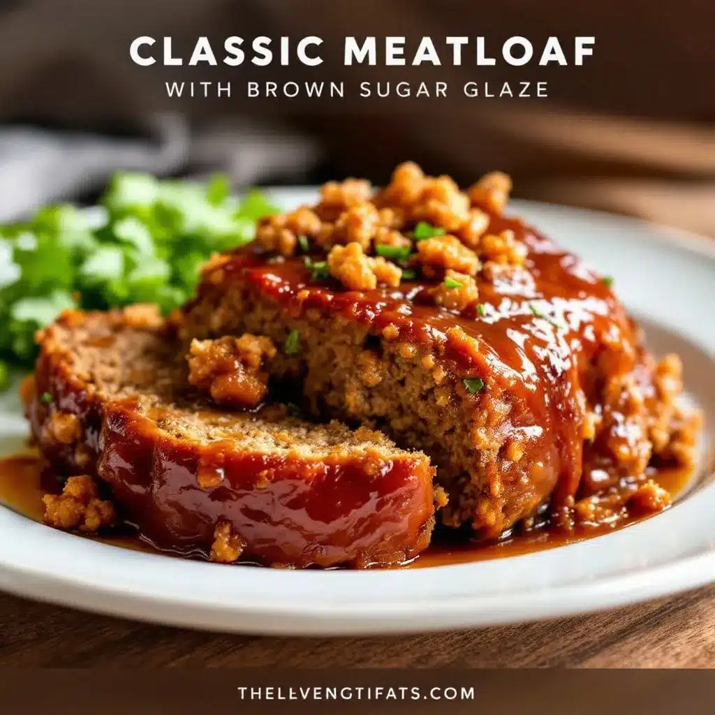 meatloaf with brown sugar glaze preparation steps