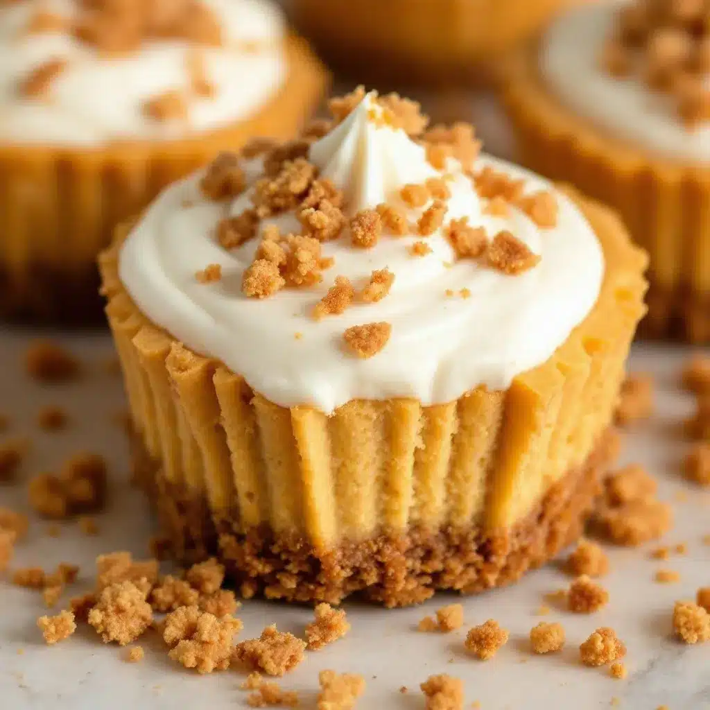 mini pumpkin cheesecakes preparation steps