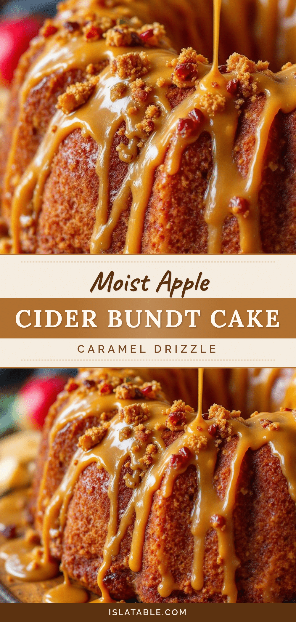 moist apple cider bundt cake recipe