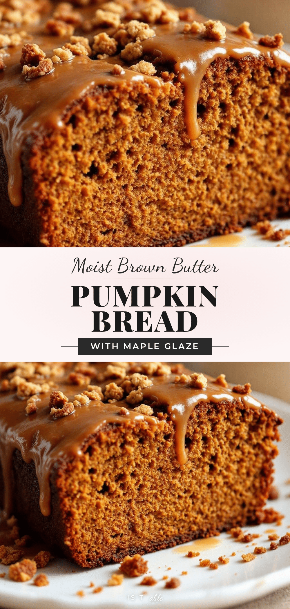 moist brown butter pumpkin bread recipe