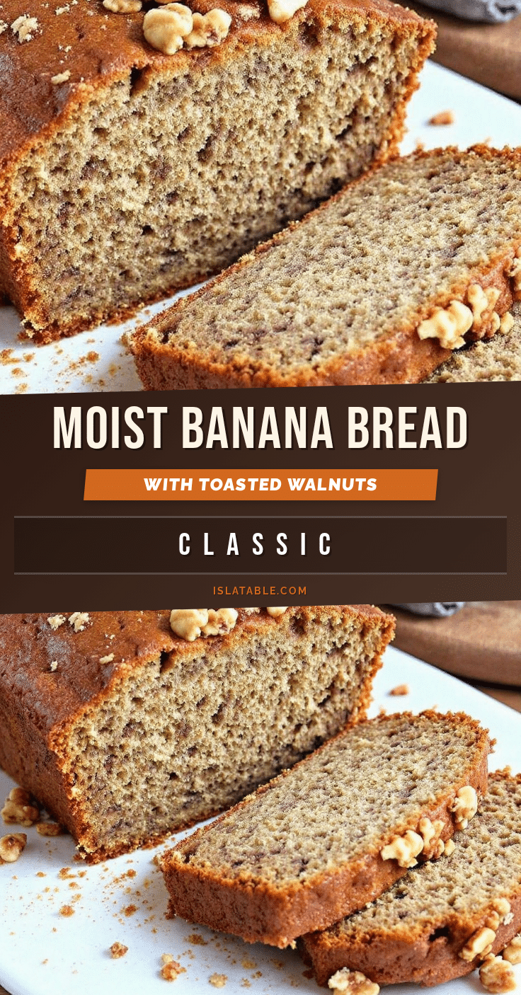 moist classic banana bread recipe