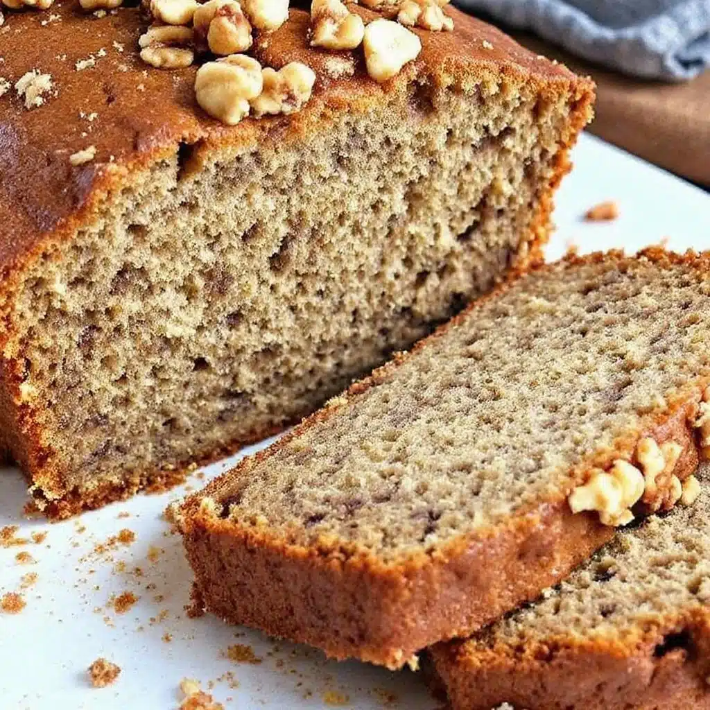 moist classic banana bread - featured image