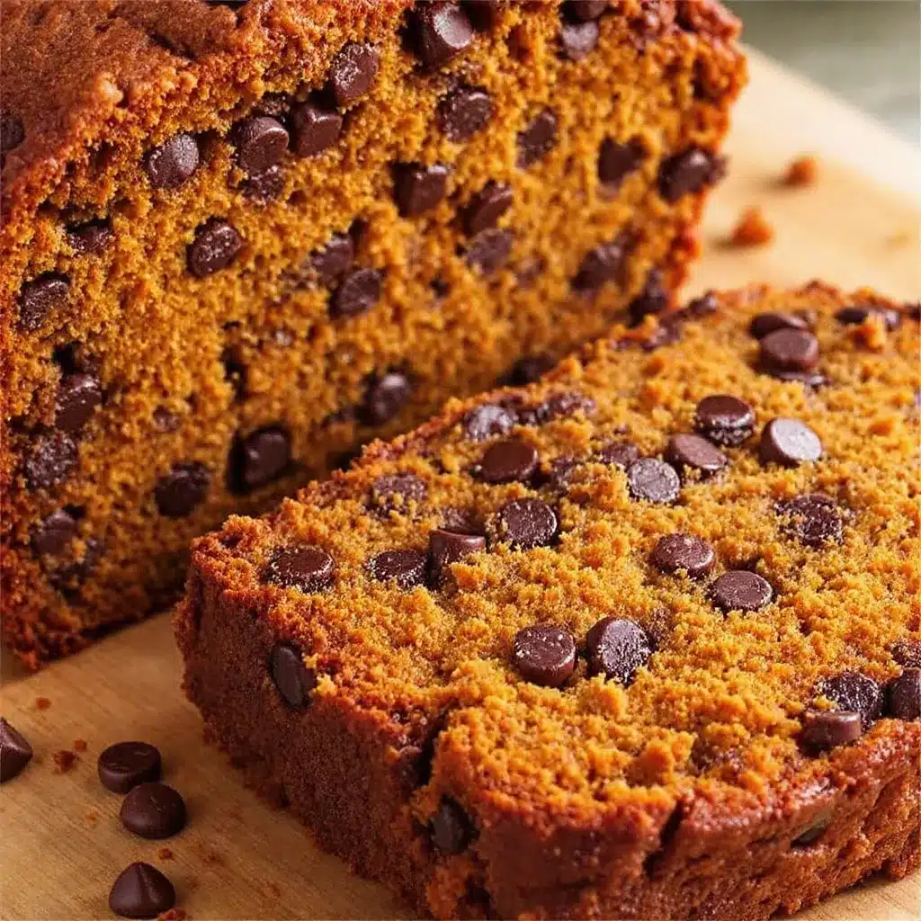 moist one bowl pumpkin chocolate chip bread preparation steps