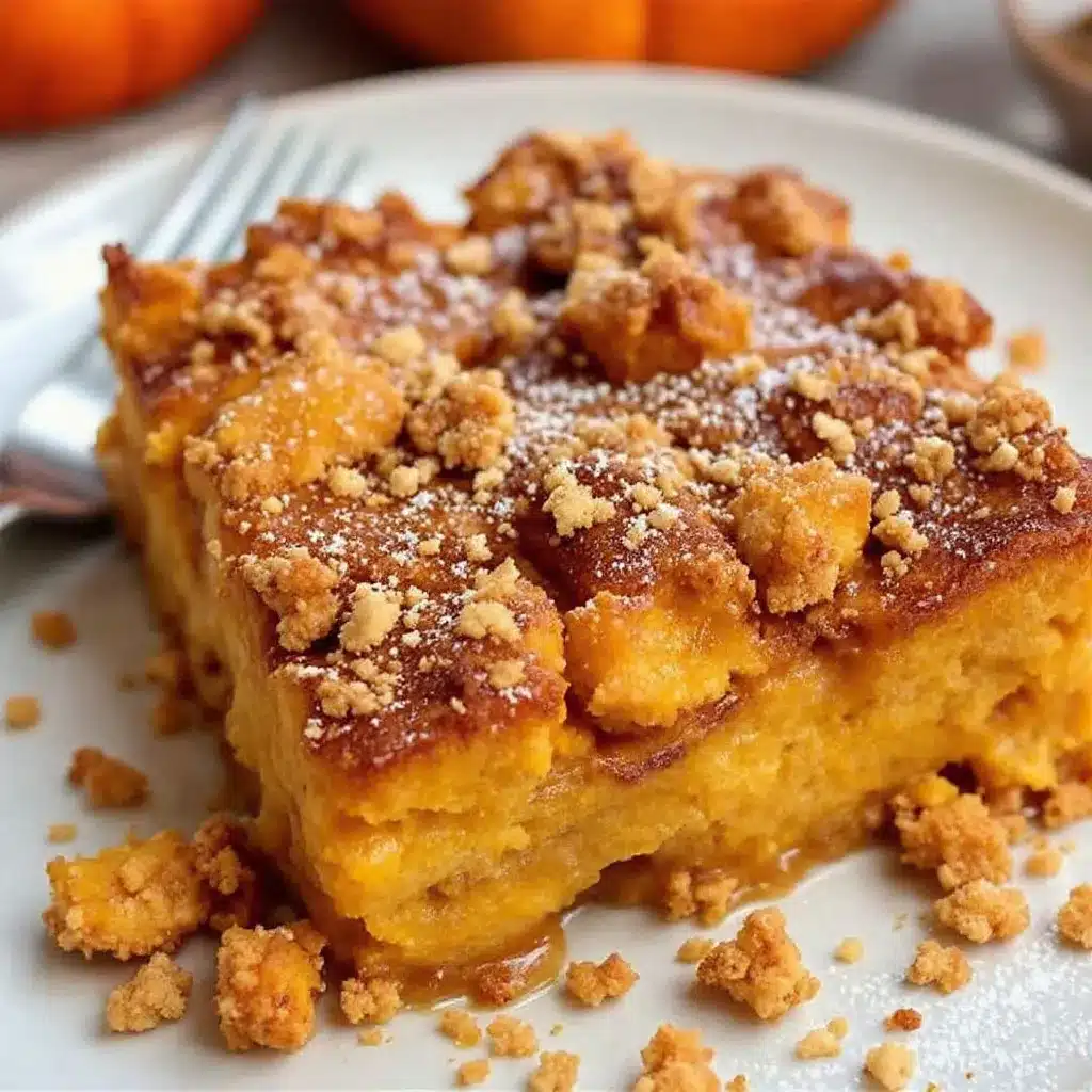 overnight pumpkin french toast casserole preparation steps