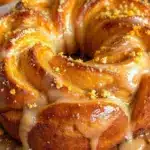 pan de muerto with orange glaze - featured image